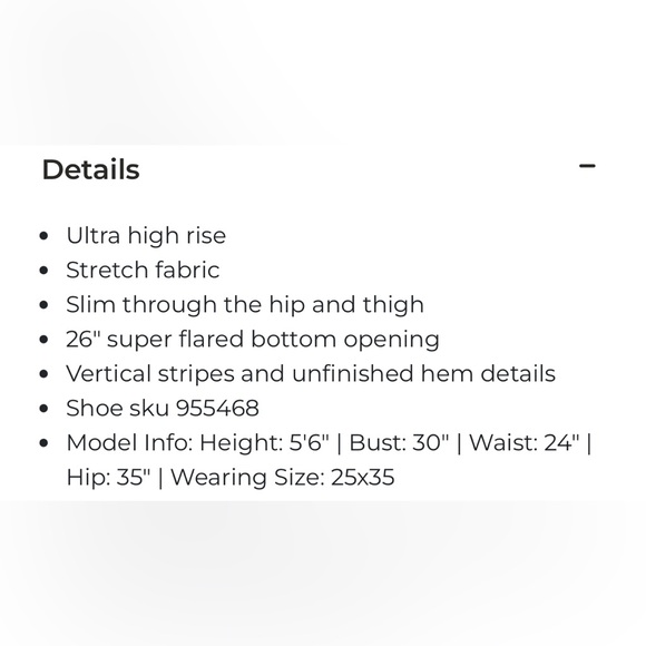 Judy Blue® Ultra High Rise Super Flare Jean In Pin Stripe - Picture 6 of 14